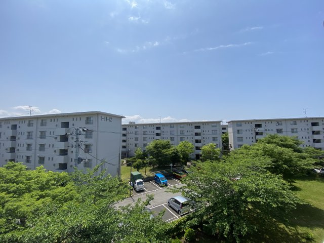 バルコニーからの眺望です！