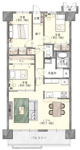 間取り：324000027806
