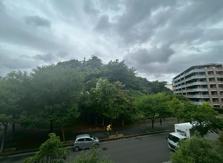 本牧山頂公園を望む眺望