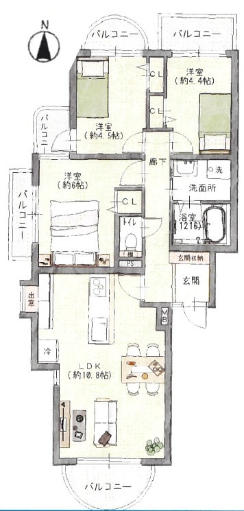間取り：321000082181