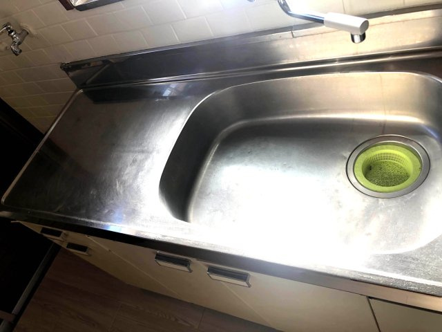 コンパクトなキッチンで掃除もラクラク