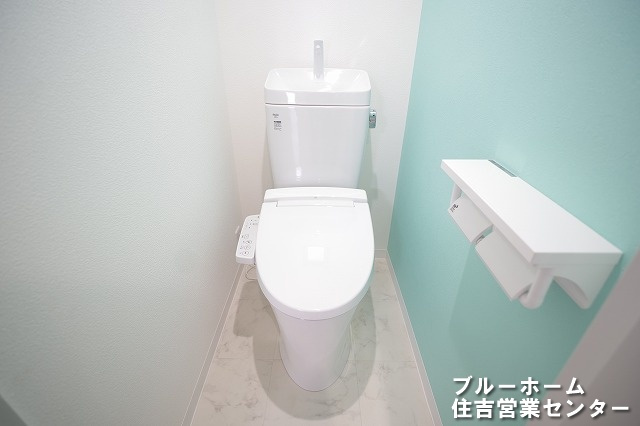 清潔感を保つ温水洗浄便座です！