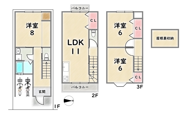 間取り：326000267822