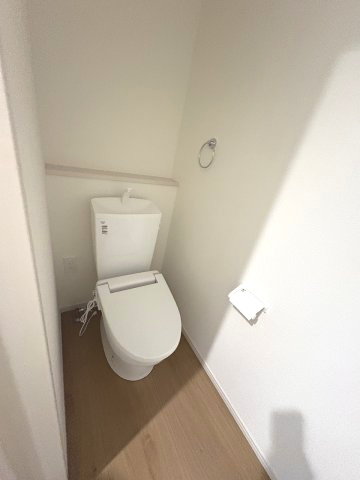 現地写真。2階にもトイレです。