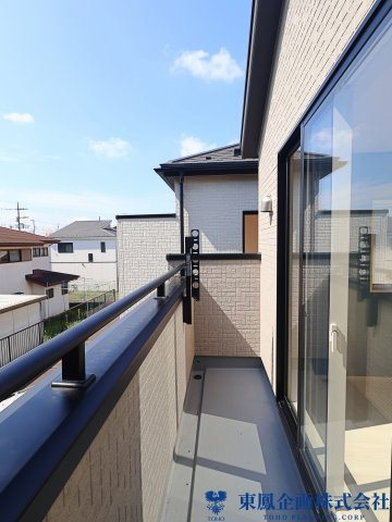 南向きバルコニーで洗濯物もよく乾く