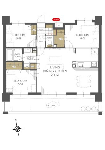 間取り：308000172009