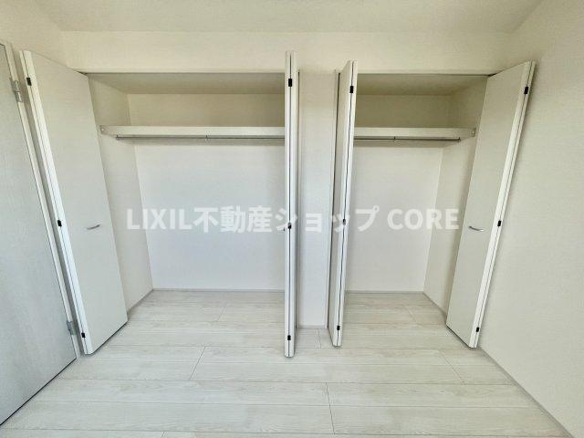 全居室に収納を完備しておりますので、居室の全空間を有効活用出来ます。　