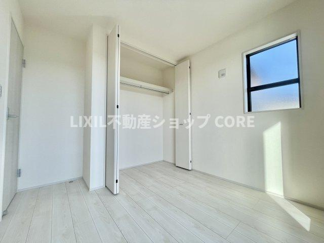 全居室にクローゼットを完備！居室空間をより広く隅々までお使いいただけますね。　