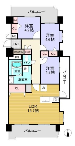 間取り：323000480844