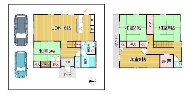 南海本線『諏訪ノ森』駅　徒歩12分♪　土地面積127.2？、建物面積123.66？　お車2台駐車可能　大和ハウス施工　2026年3月リフォーム済