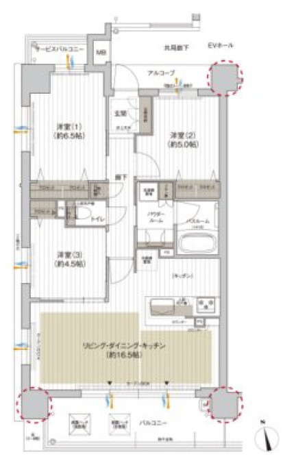 間取り：328000595254