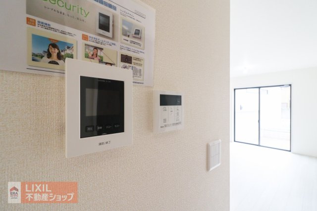 【TVインターホン】現地完成写真。カラーTVインターホン。