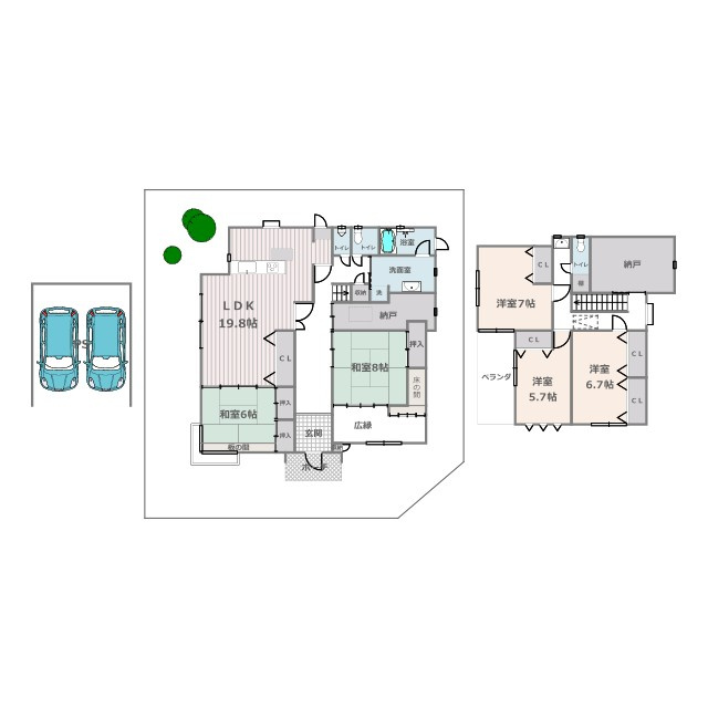 間取り：326000243748