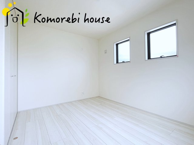 開放的な寝室です