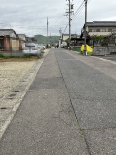 前面道路　南から
