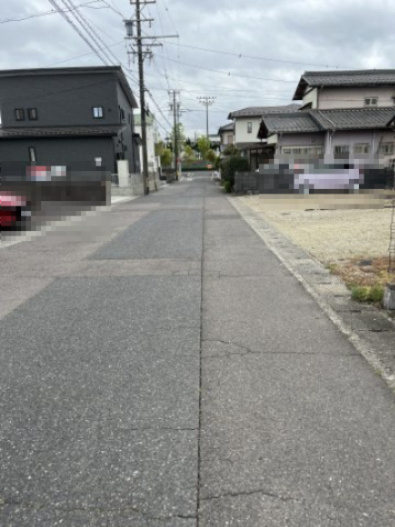 前面道路　北から