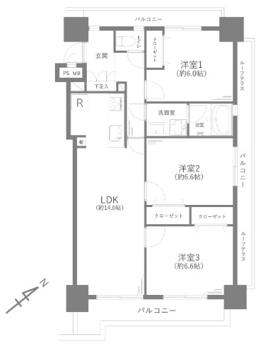 間取り：312001279190