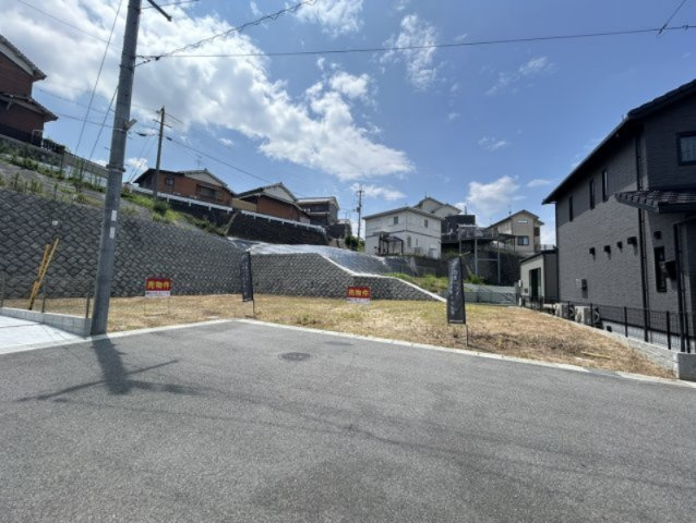 ≪建築条件なし宅地≫9号地前現地写真・陽当たり通風良好です。敷地約45坪・1650万円