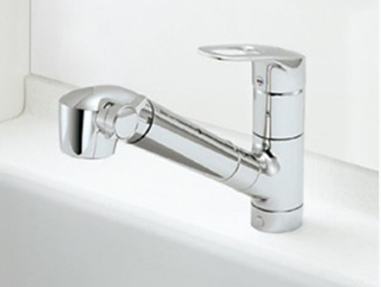 浄水器内蔵型ハンドシャワー