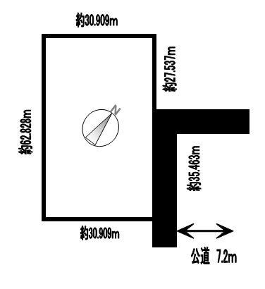 【駒園８売地の間取り】