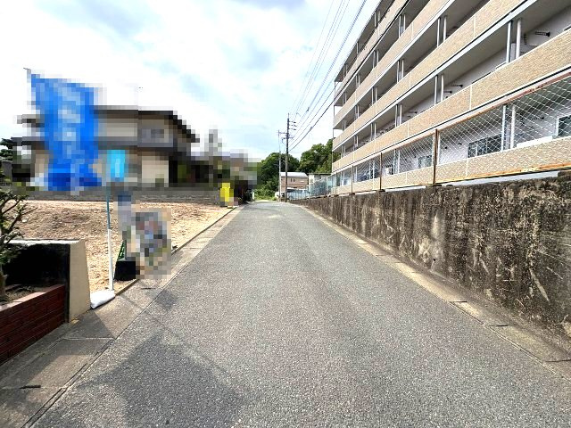 現地写真。前面道路です。