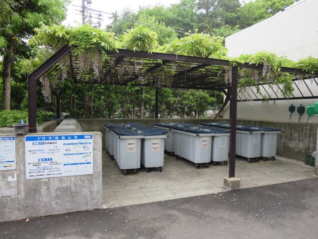 管理が行き届いたごみ置き場
