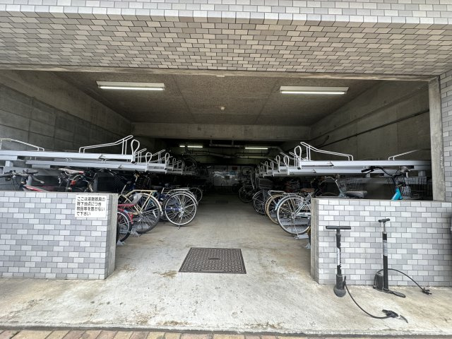 駐輪場の様子です。綺麗に整理されています。管理状況も良好です。