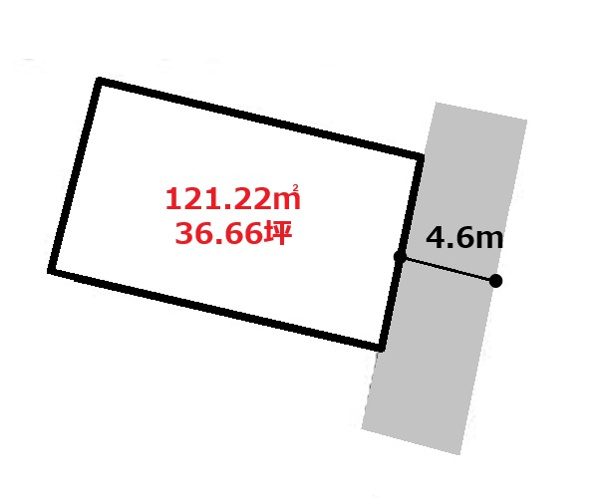 【高崎市浜尻町売地の間取り】