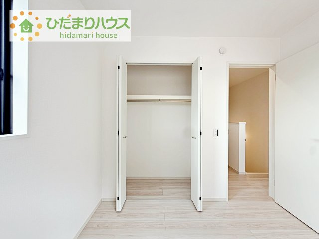全室にクローゼットが付いていて、お部屋の住空間もスッキリ広々使えそうです(^^)