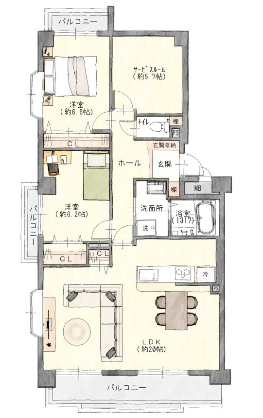 間取り：323000525471