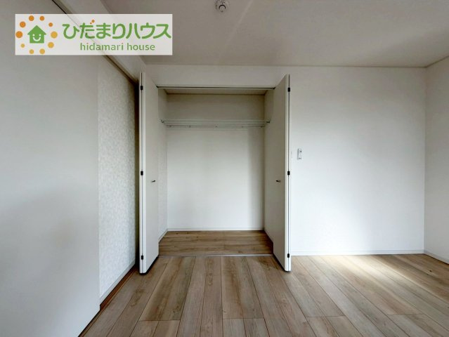 クローゼットタイプの収納は荷物がどこにあるかすぐに見つかります！