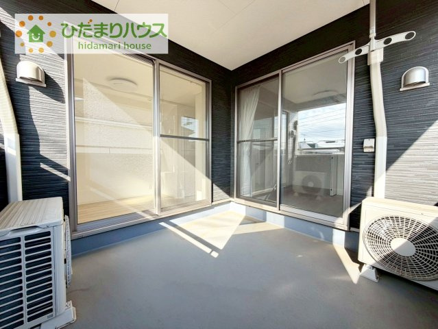 人気が高いインナーバルコニーを採用♪天候を気にせず洗濯物を干せ、紫外線も気にせずに済みます(*^^)v