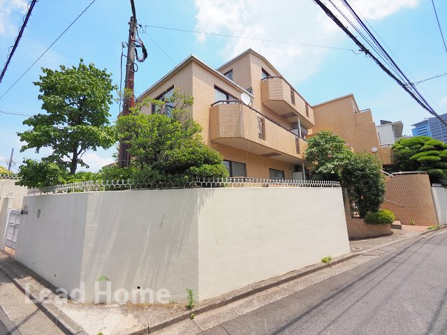 青空に映える重厚な外観とプライバシーを守る擁壁設計！陽当たりと風通しに恵まれた心地よい住環境です♪