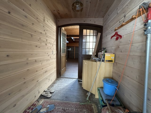 落ち着いた玄関です