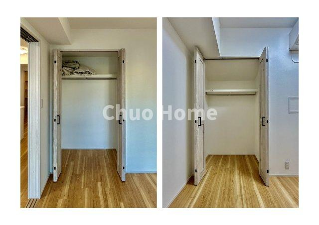 居室にはクローゼットを完備し、自由度の高い家具の配置が叶うシンプルな空間です。お子様の成長と必要になる子供部屋を与えるにはぴったりの間取りですね。