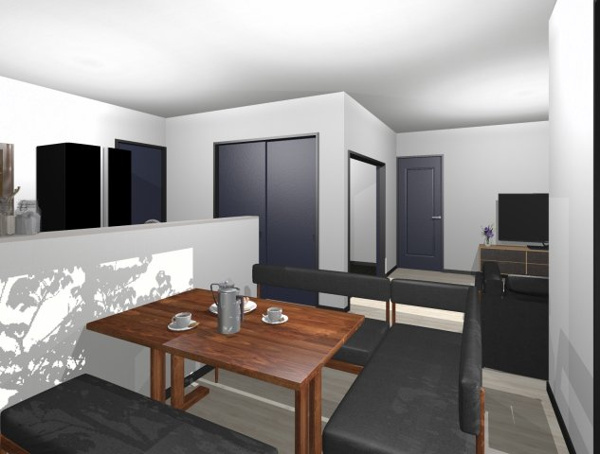 【葉山町二丁目（2期）のリビングダイニング】