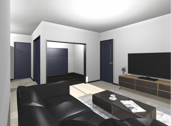 【葉山町二丁目（2期）のリビングダイニング】