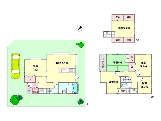 間取り：328000625765