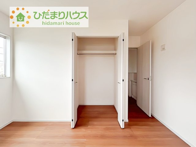 全室にクローゼットが付いていて、お部屋の住空間もスッキリ広々使えそうです(^^)