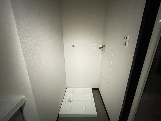 洗濯機置き場です。