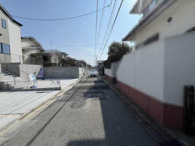現地写真。前面道路です。