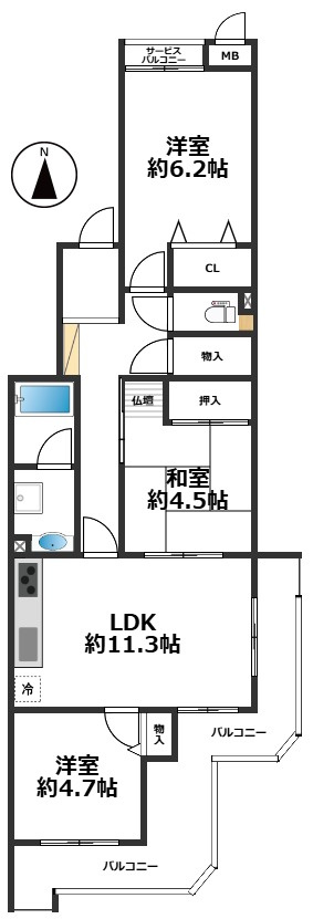 間取り：328000670221