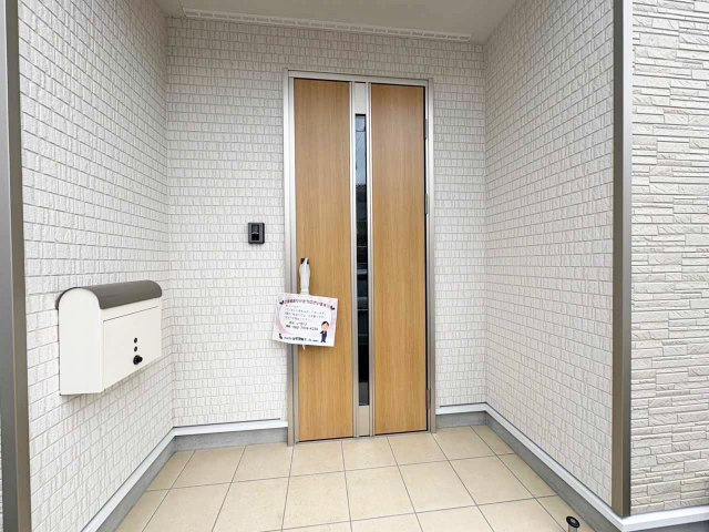 二重ロックでピッキング対策の玄関です。大容量シューズボックスもあり