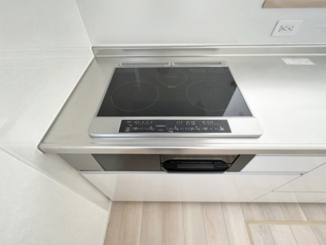 3口IHコンロ。お料理のレパートリーが増えるかも。