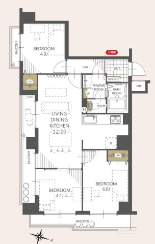 間取り：313004707096