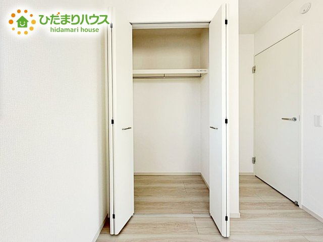 クローゼットタイプの収納は荷物がどこにあるかすぐに見つかります！