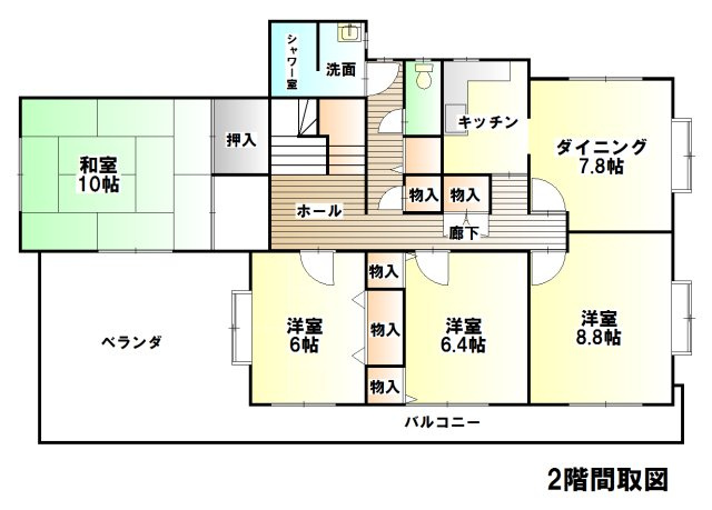 2階間取り図