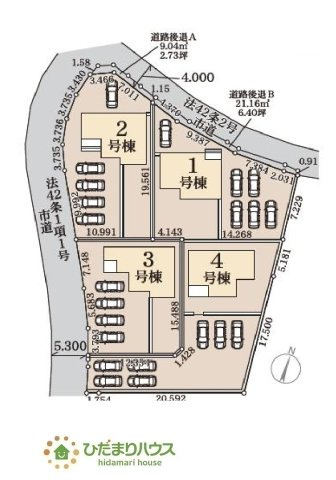 広々駐車場で、急な来客時にも困りません！