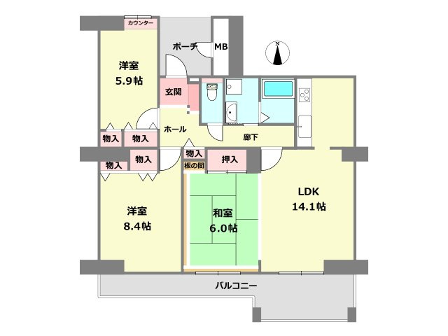 間取り：328000626405