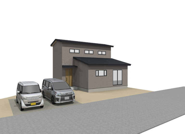 外観の完成予想図です